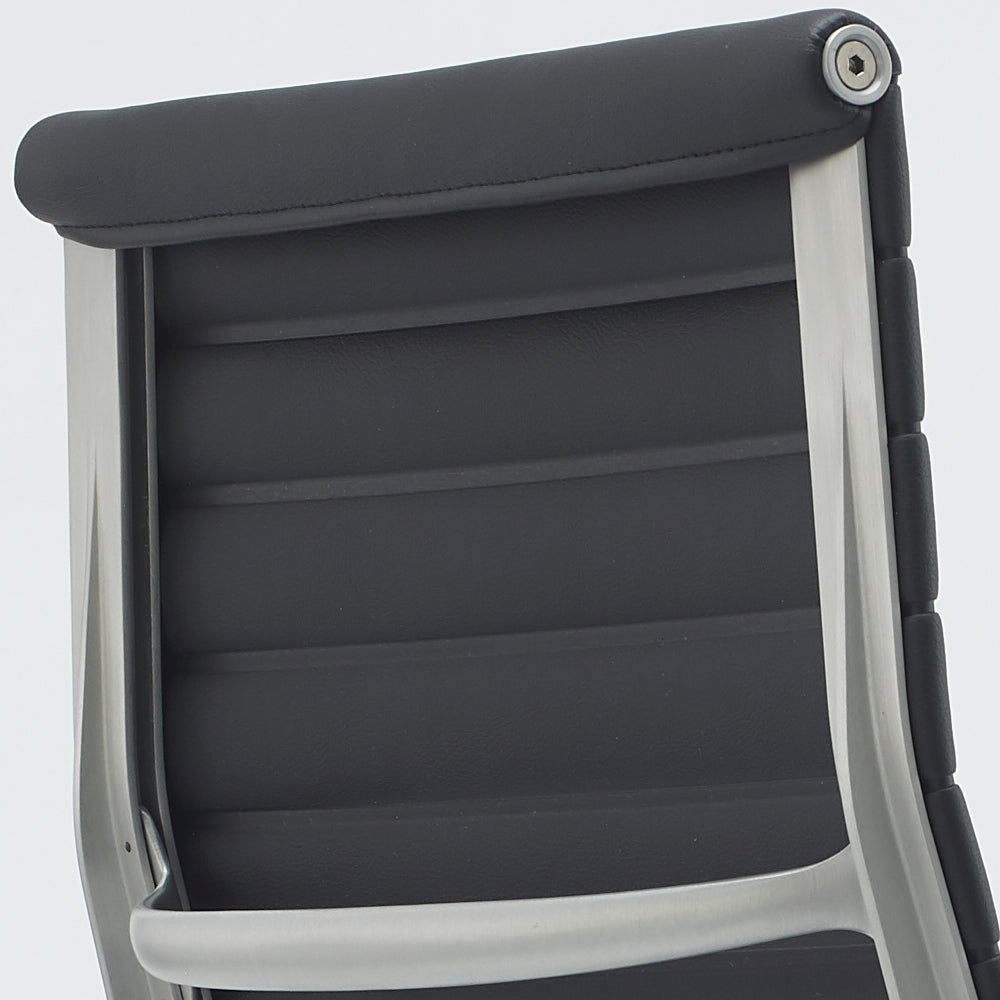 Silla Aluminum Alta, aluminio satinado